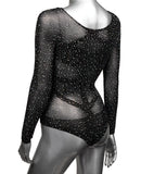 Radiance Long Sleeve Body Suit - Black O/S