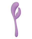 Elle Liquid Silicone Dual Flicker - Purple