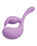 Elle Liquid Silicone Dual Flicker - Purple