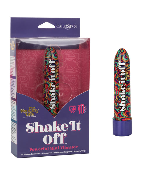 Naughty Bits Shake It Off Powerful Mini Vibrator - Black