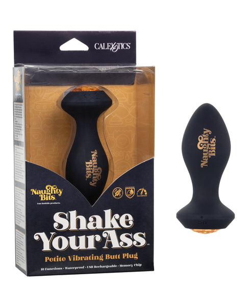 Naughty Bits Shake Your Ass Petite Vibrating Butt Plug