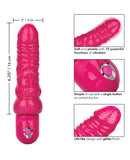 Naughty Bits Lady Boner Bendable Personal Vibrator - Pink