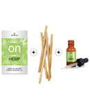 Sensuva ON Hemp Oil Infused Female Arousal Oil 12pc Refill Kit w/Tester Bottle & Stir Sticks