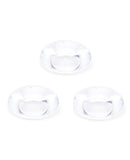 Sport Fucker Chubby Cockring Pack of 3 - Clear