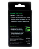 Sport Fucker Cum Stopper - Black