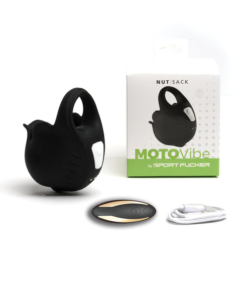 Sport Fucker Motovibe NutSack Vibe w/Remote - Black