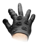 Shots Fistit Silicone Stimulation Glove - Black