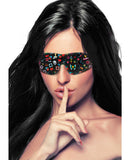 Shots Ouch Old School Tattoo Style Printed Eye Mask - Black