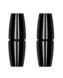 Shots Ouch Sensual Cylinder Magnetic Nipple Clamps - Black