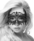 Shots Ouch Black & White Lace Eye Mask - Empress Black