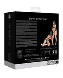 Shots Ouch Puppy Play Complete Kit - XL Black