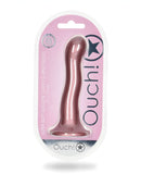 Shots Ouch 7" Curvy G-Spot Dildo - Rose Gold