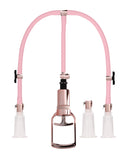 Shots Pumped Clitoral & Nipple Pump Set - Medium Rose Gold