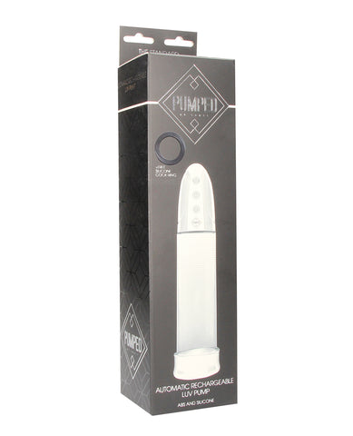 Shots Pumped Automatic Rechargeable Luv Pump - Transparent