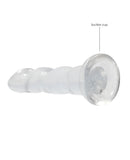 Shots RealRock Crystal Clear 7" Dildo  - Transparent