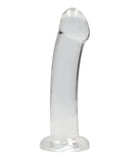 Shots RealRock Crystal Clear 7" Dildo  - Transparent