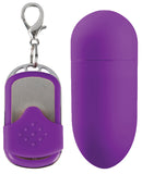 Shots Simplicity Macey Large Remote Control Vibrating Egg - 10 Seeds Purple