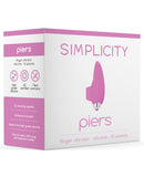 Shots Simplicity Piers Finger Vibrator - 10 Speed Pink