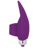 Shots Simplicity Piers Finger Vibrator - 10 Speed Purple