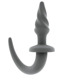 Shots Sono 4" Butt Plug w/Tail #10 - Grey