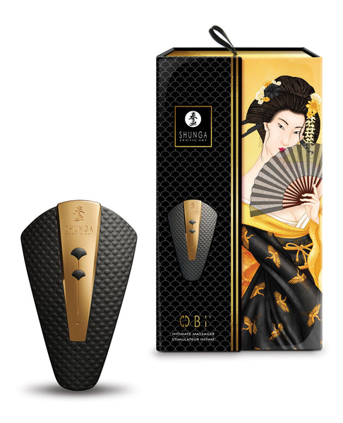 Shunga Obi Intimate Massager - Black