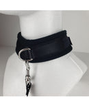 Spartacus Collar & Leash - Neoprene Black