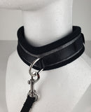 Spartacus Collar & Leash - Neoprene Silver