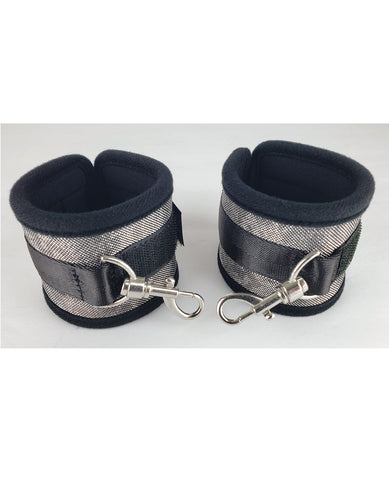 Spartacus Wrist Restraints - Neoprene Silver