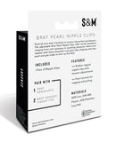 Sex & Mischief Brat Pearl Nipple Clips