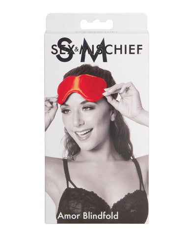 Sex & Mischief Amor Blindfold - Red