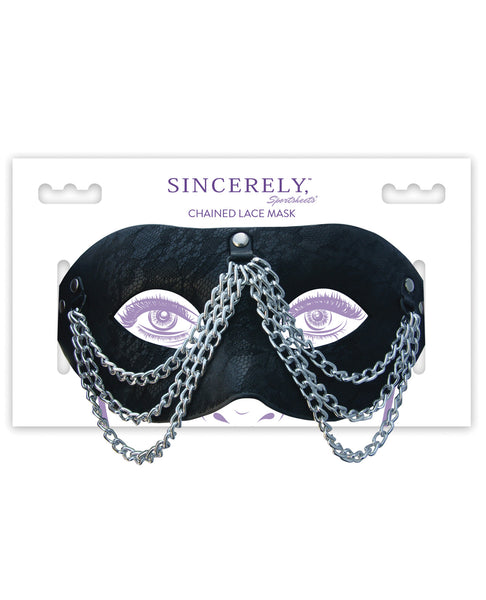 Sincerely Chained Lace Mask