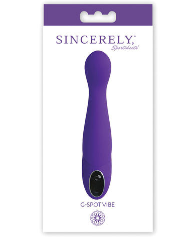 Sincerely G-Spot Vibe - Purple