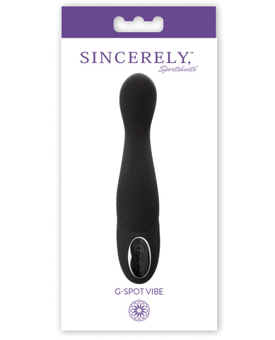 Sincerely G-Spot Vibe - Black