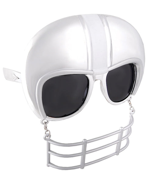 Sun Staches Football Helmet