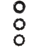 Malesation Stretchy Cock Rings - Pack of 3