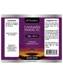 Sexsation Cannabis Massage Oil - 4 oz Exotic Fruits