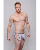 Pride Tartarus Hot Sider Mesh Trunk White MD