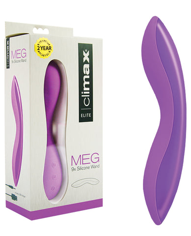 Climax Elite Meg Silicone Vibe - Blue