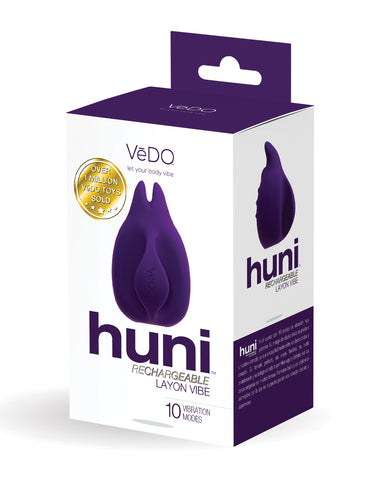 VeDO Huni Rechargeable Finger Vibe - Deep Purple