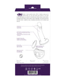 VeDo Diki Rechargeable Vibrating Dildo w/Harness - Deep Purple