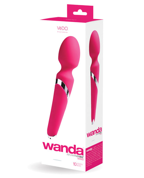 VeDO Wanda Rechargeable Wand - Foxy Pink