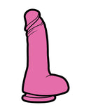 Wood Rocket Sex Toy Pink Dildo Pin