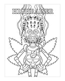 Wood Rocket Killer Buds Adult Coloring Book