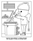 Wood Rocket A Visit to the Cannabis Farm Coloring Book