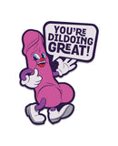 Wood Rocket Fuck Buddies You're Dildoing Great Pin - Purple