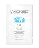 Wicked Sensual Care Simply Aqua Jelle Water Based Lubricant - .1 oz