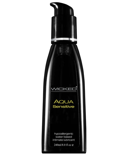 Wicked Sensual Care Hypoallergic Aqua Sensitive Lubricant - 8 oz