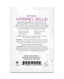 Wicked Sensual Care Simply Hybrid Jelle Lubricant - .1 oz