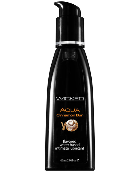 Wicked Sensual Care Collection Aqua Waterbased Lubricant - 2 oz Cinnamon Bun