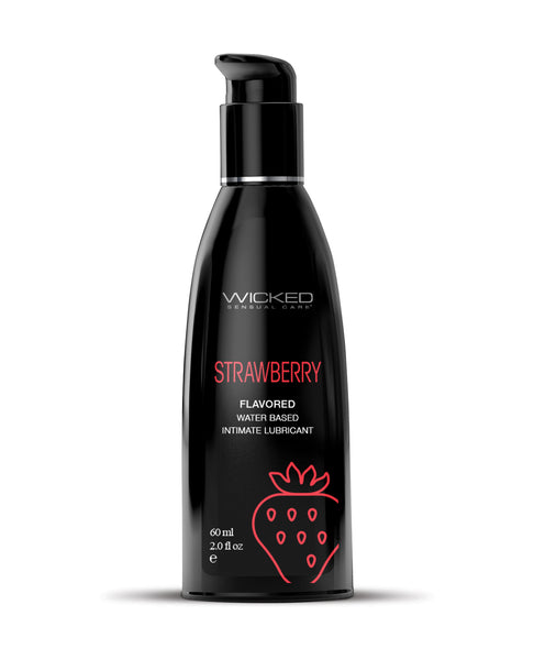 Wicked Sensual Care Water Based Lubricant - 2 oz Strawberry